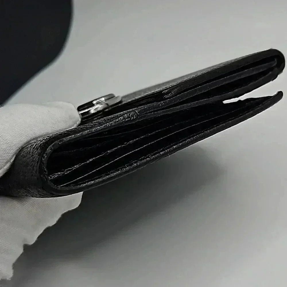 Gucci Black Leather wallet with coin pouch with dust bag - Picture 8 of 10
